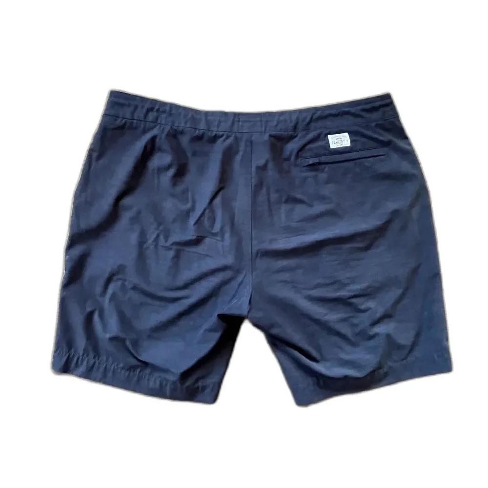 Faherty All Day Gray Hybrid Performance Stretch Chino Shorts Mens Size 38